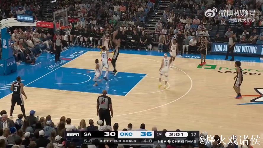 NBA杯12月14日:马刺VS雷霆 文班亚马集锦 NBA杯12月14日:马刺VS雷霆 文班亚马集锦